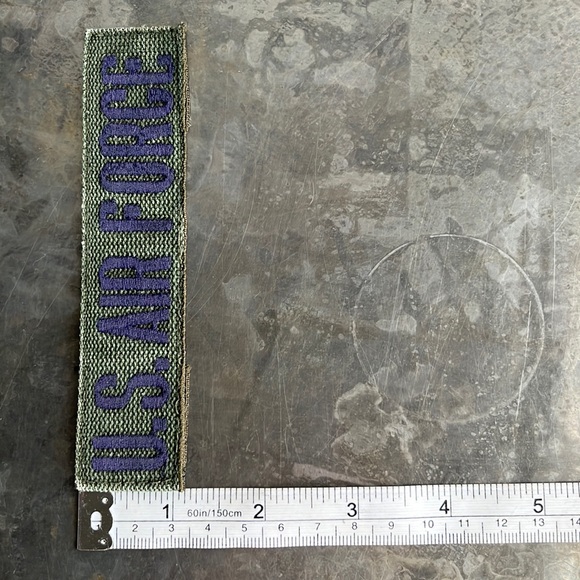 U.S. AIR FORCE embroidered tape patch - vintage - Picture 9 of 10